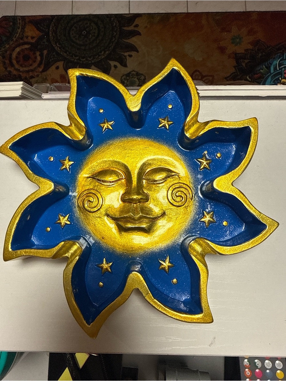 Star and moon ashtray